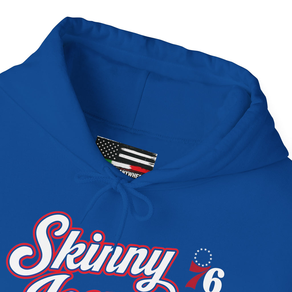 Skinny Basketball 76 Hoodie — Retro Pullover