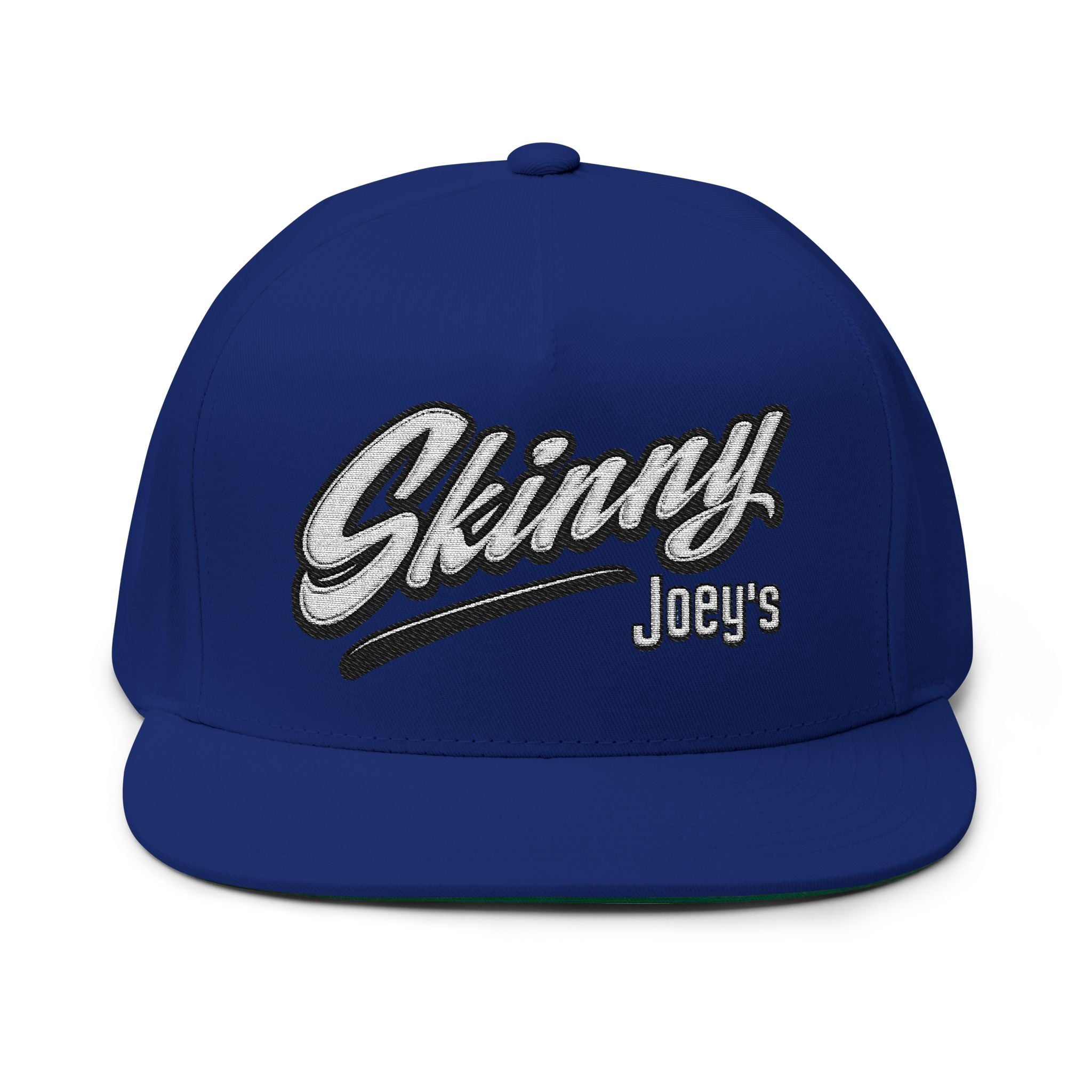 Skinny Joey's Embroidered Flat Bill Cap
