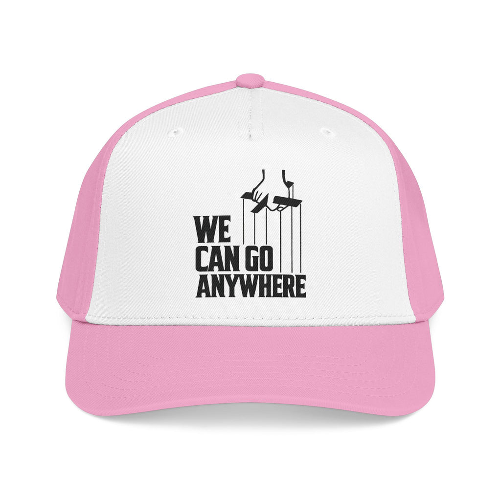 “We Can Go Anywhere” Stork Travel Dad Hat