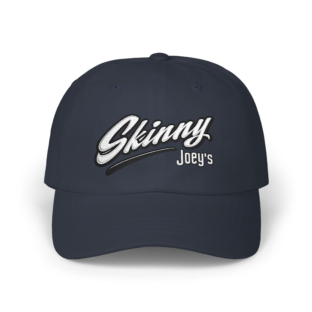 Skinny Joey's Classic Dad Cap | Embroidered Retro Script Baseball Hat