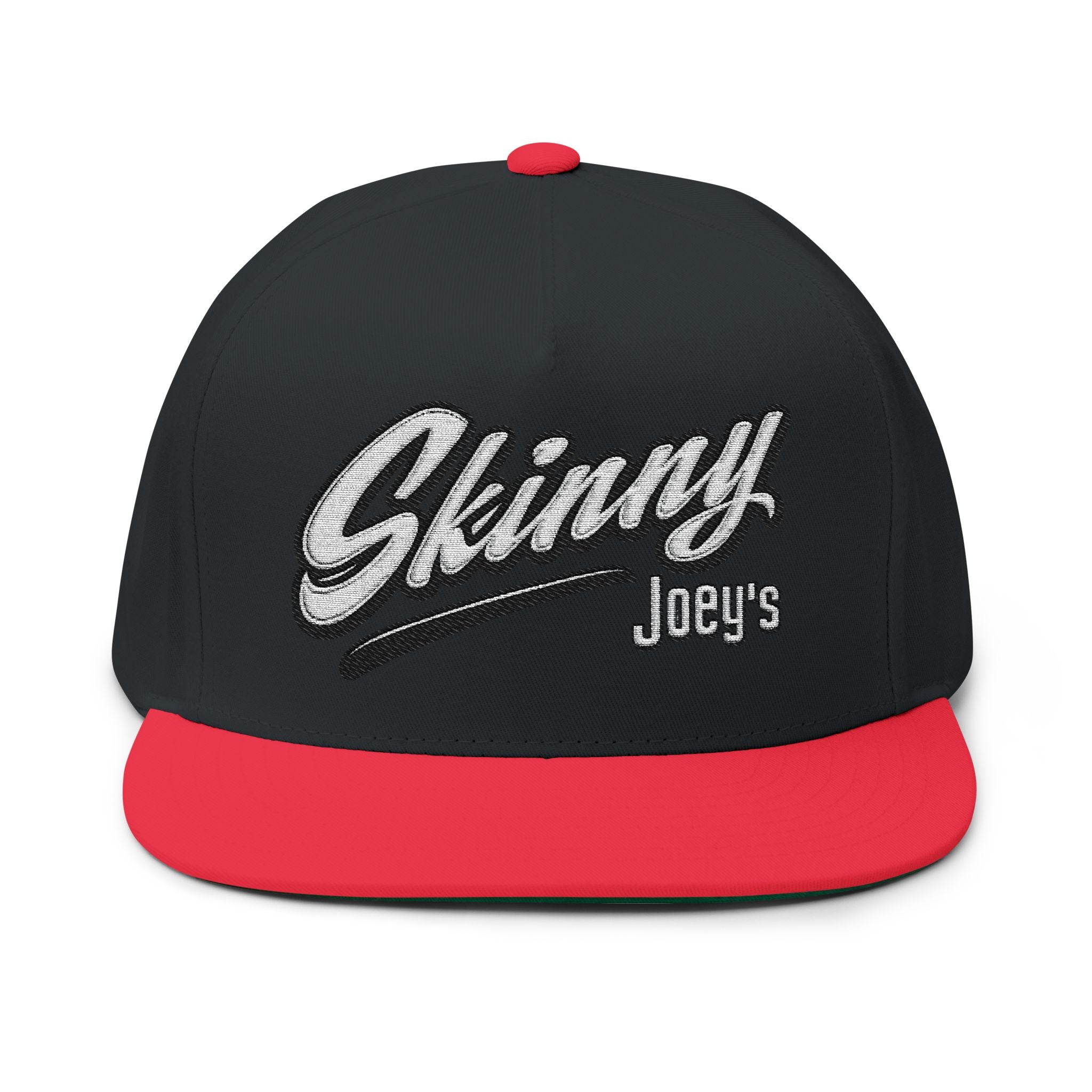 Skinny Joey's Embroidered Flat Bill Cap