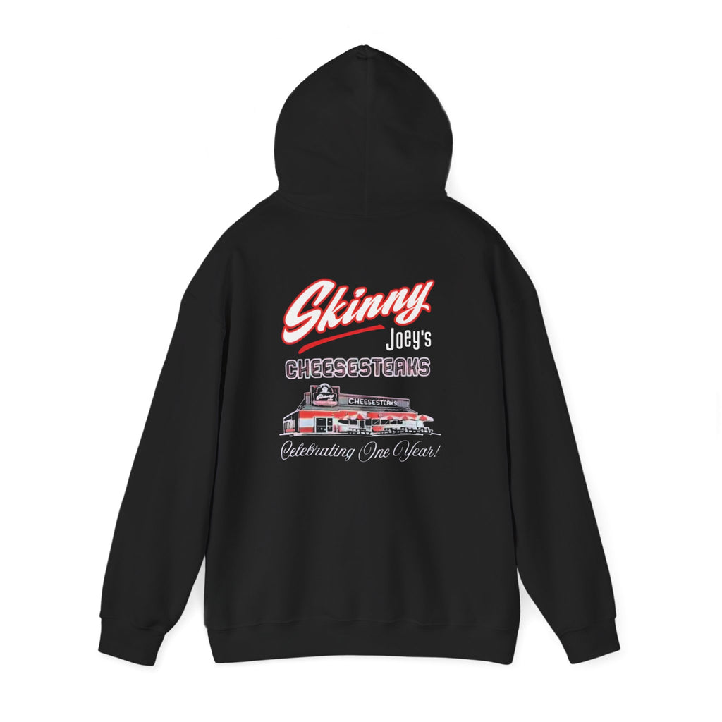 Sweat à capuche Skinny Joey's Cheesesteaks – Logo Anniversaire 1 An