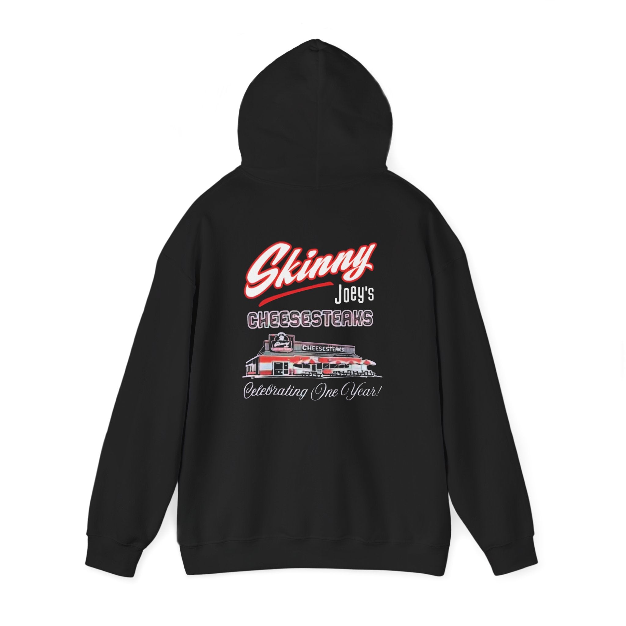 1 Year Anniversary - Skinny Joey's Cheesesteaks Logo Pullover Hoodie