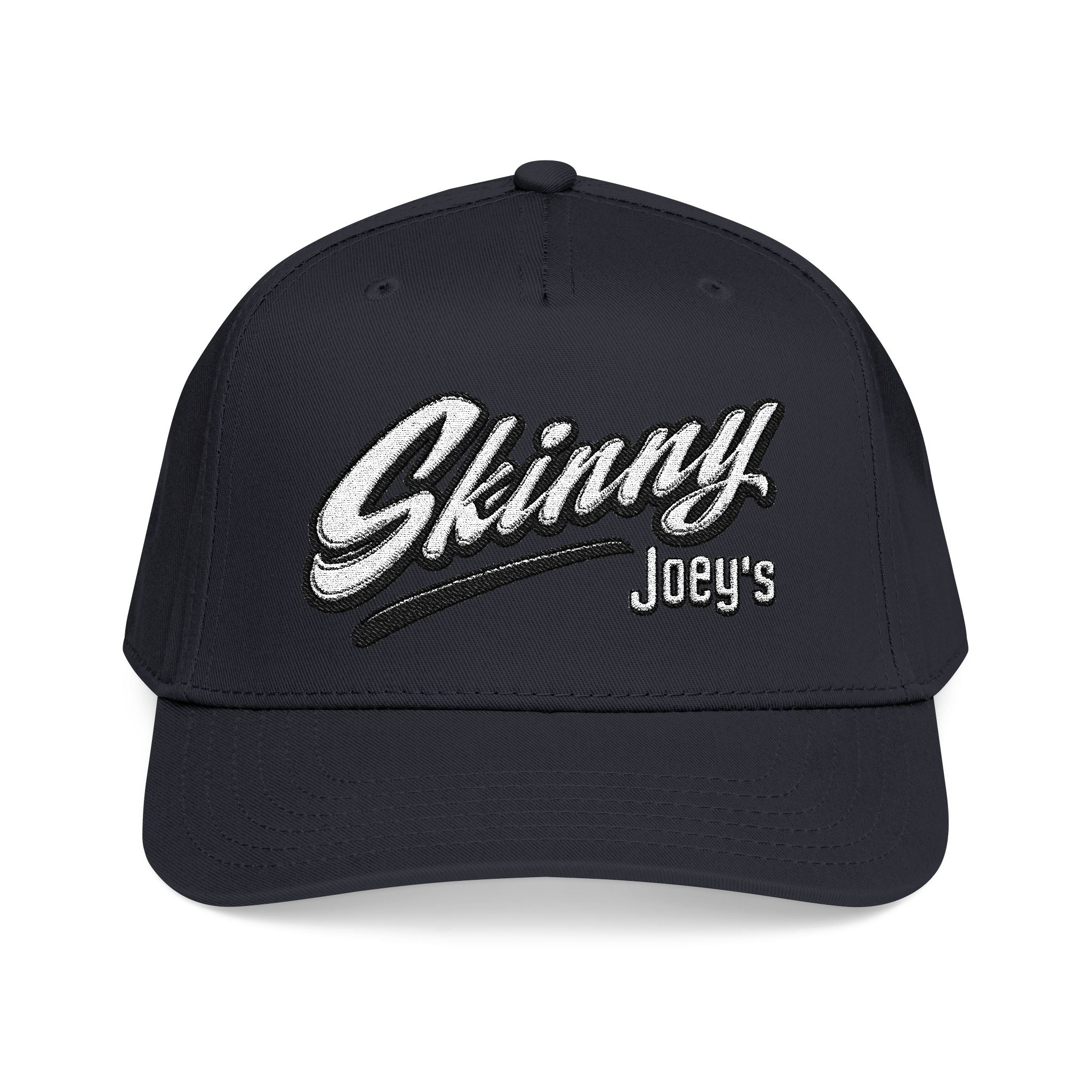 Skinny Jeans Retro Script Baseball Cap | Two-Tone Mid-Profile Hat
