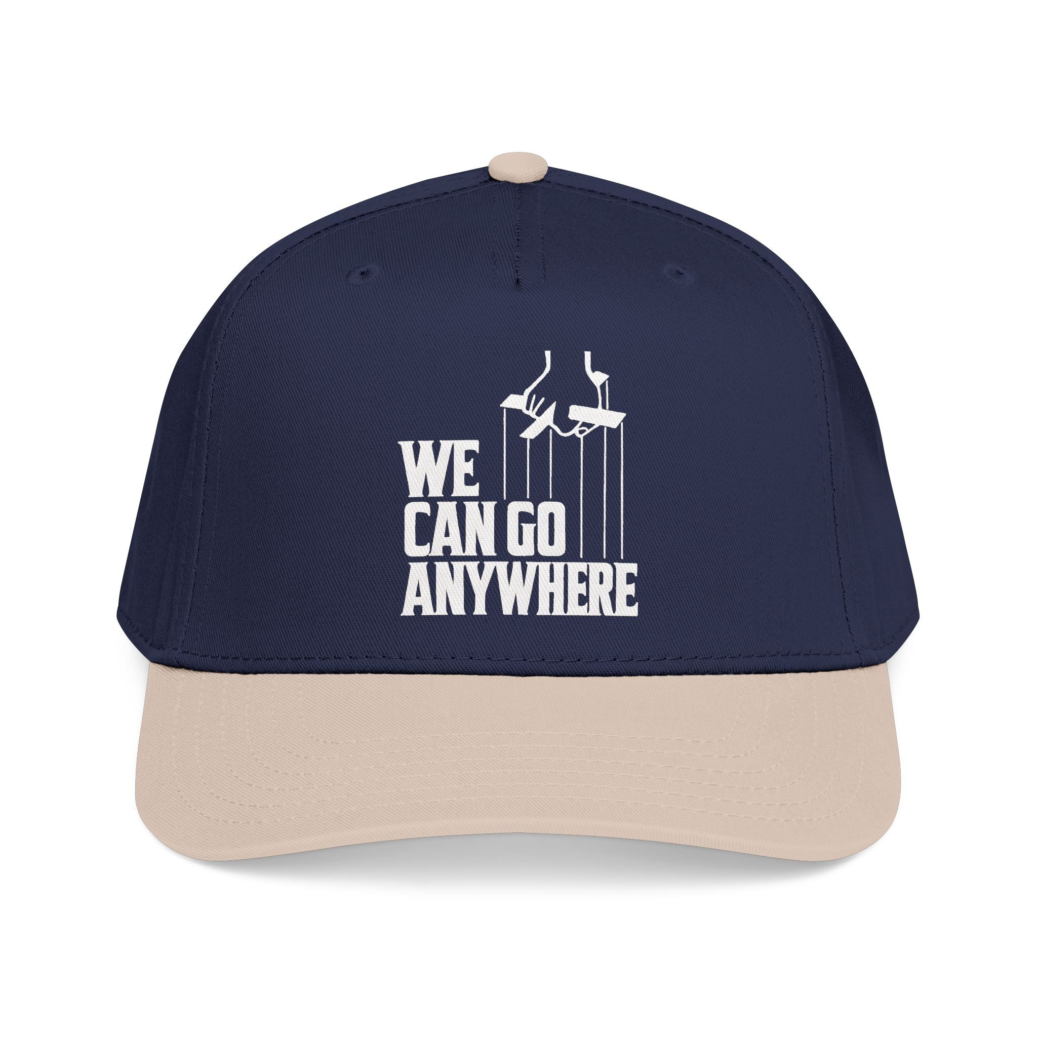 “We Can Go Anywhere” Stork Travel Dad Hat