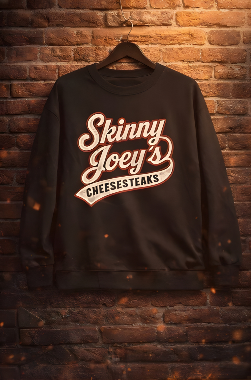 Skinny Joey’s Cheesesteaks Unisex Crewneck Sweatshirt | South Philly 3020 S. Broad St.