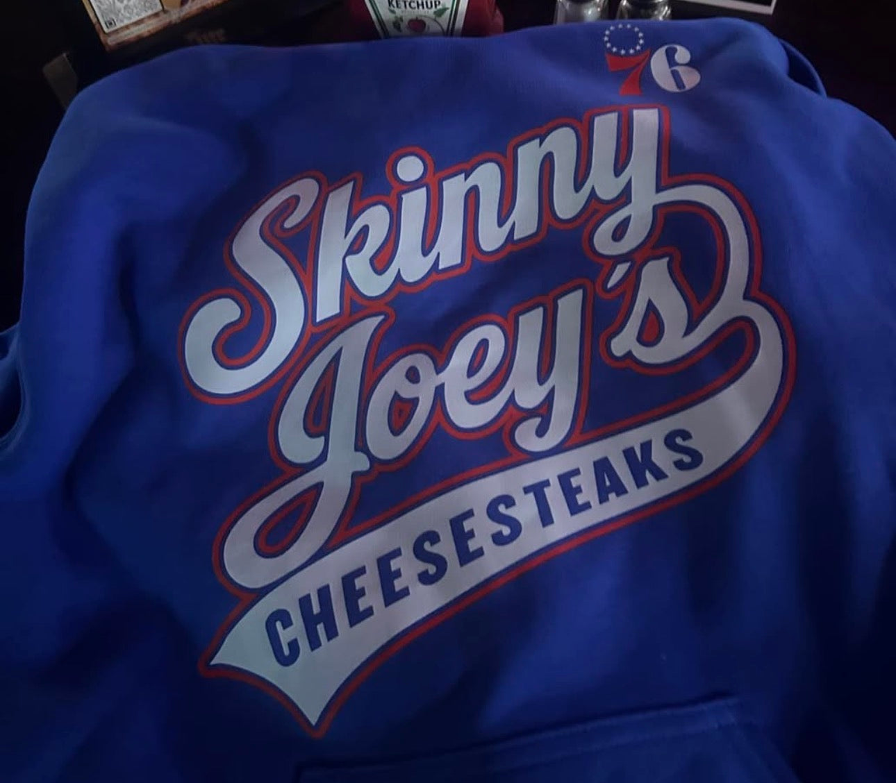 Skinny Basketball 76 Hoodie — Retro Pullover