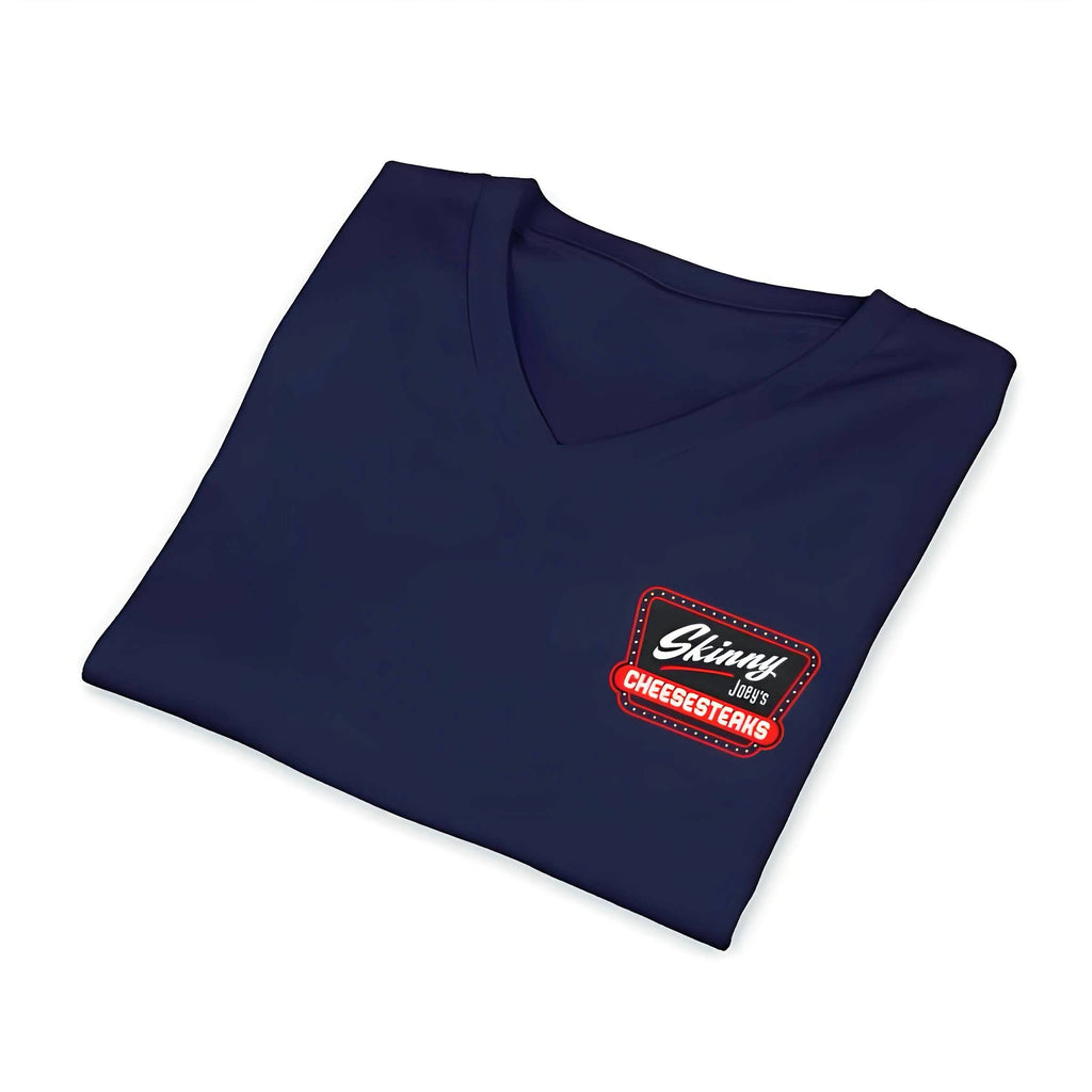 Skinny Joey's Cheesesteaks V-Neck T-Shirt