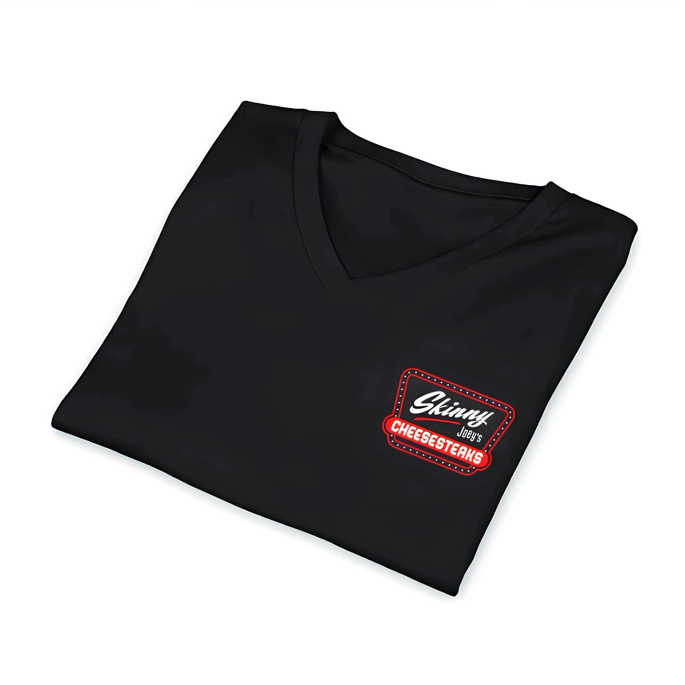 Skinny Joey's Cheesesteaks V-Neck T-Shirt