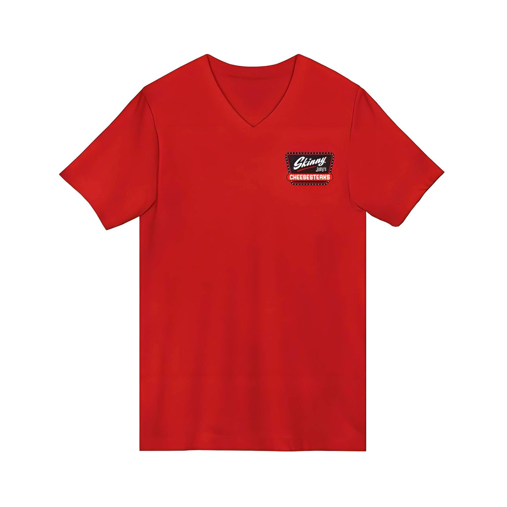 Skinny Joey's Cheesesteaks V-Neck T-Shirt