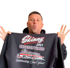 Sweat à capuche Skinny Joey's Cheesesteaks – Logo Anniversaire 1 An