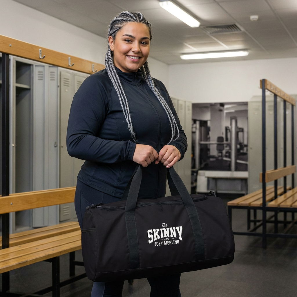 The Skinny with Joey Merlino Logo Travel Gym Bag