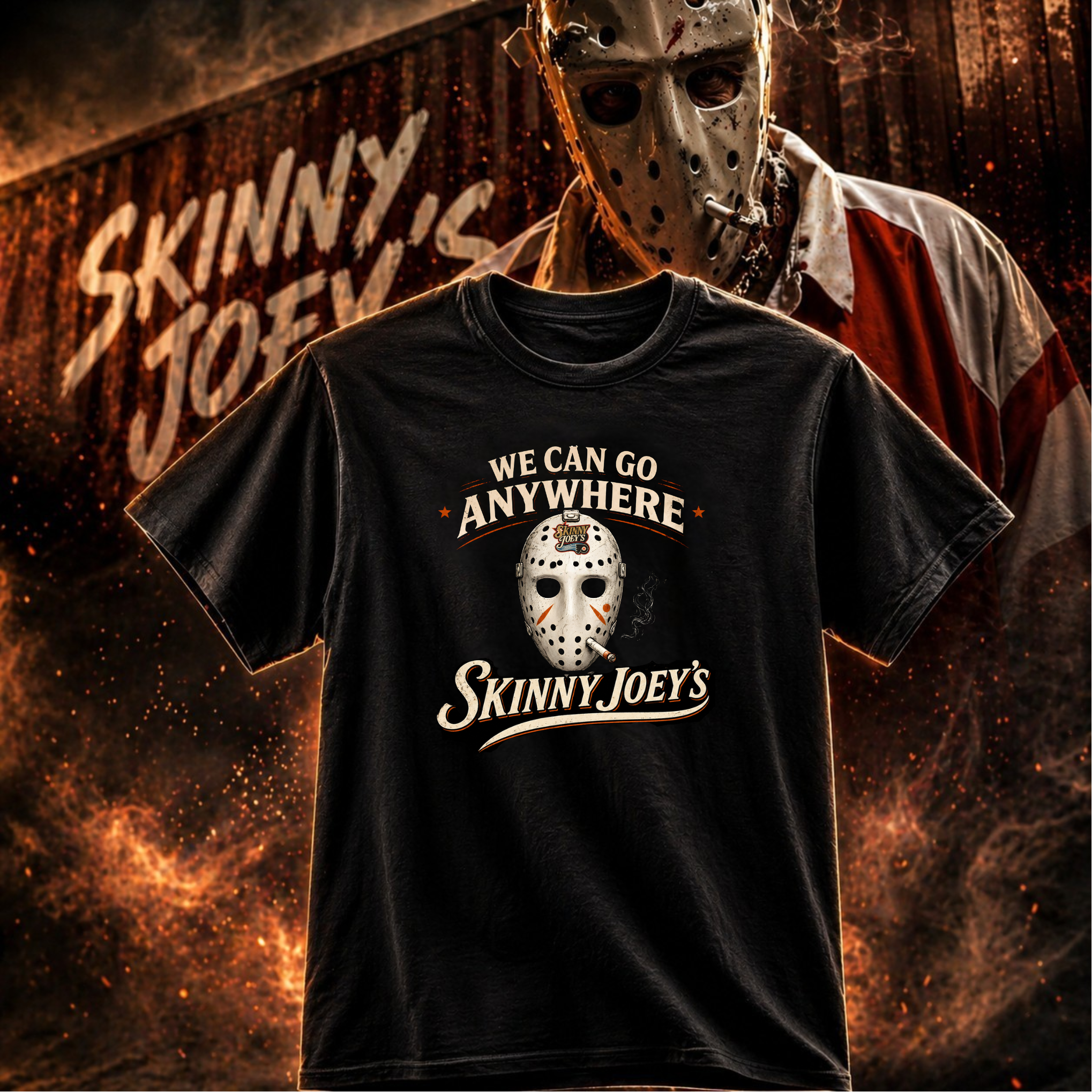 Skinny Joey’s “We Can Go Anywhere” Playoff Tee (3XL-5XL)