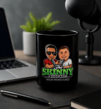 The Skinny Podcast Black Coffee Mug (11oz/15oz)