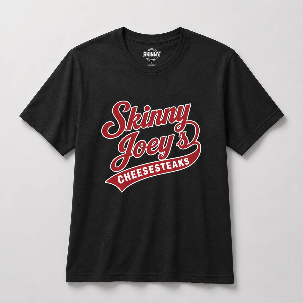 Skinny Joey's Cheesesteaks T-Shirt — Retro Diner Logo Tee