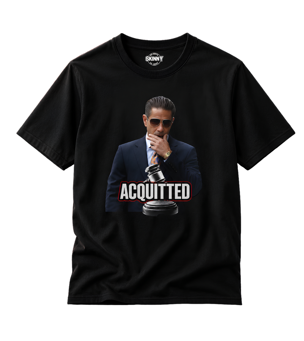 Joey Merlino “ACQUITTED” T-Shirt – We Can Go Anywhere Collection