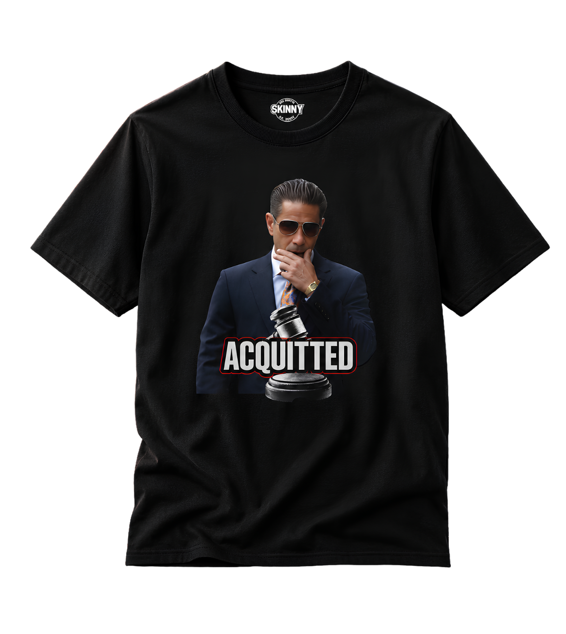 Joey Merlino “ACQUITTED” T-Shirt – We Can Go Anywhere Collection