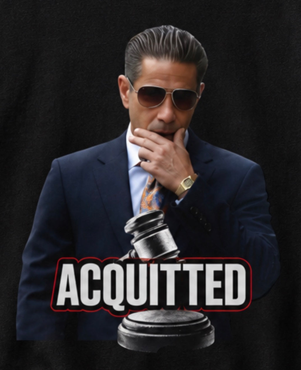 Joey Merlino “ACQUITTED” T-Shirt – We Can Go Anywhere Collection