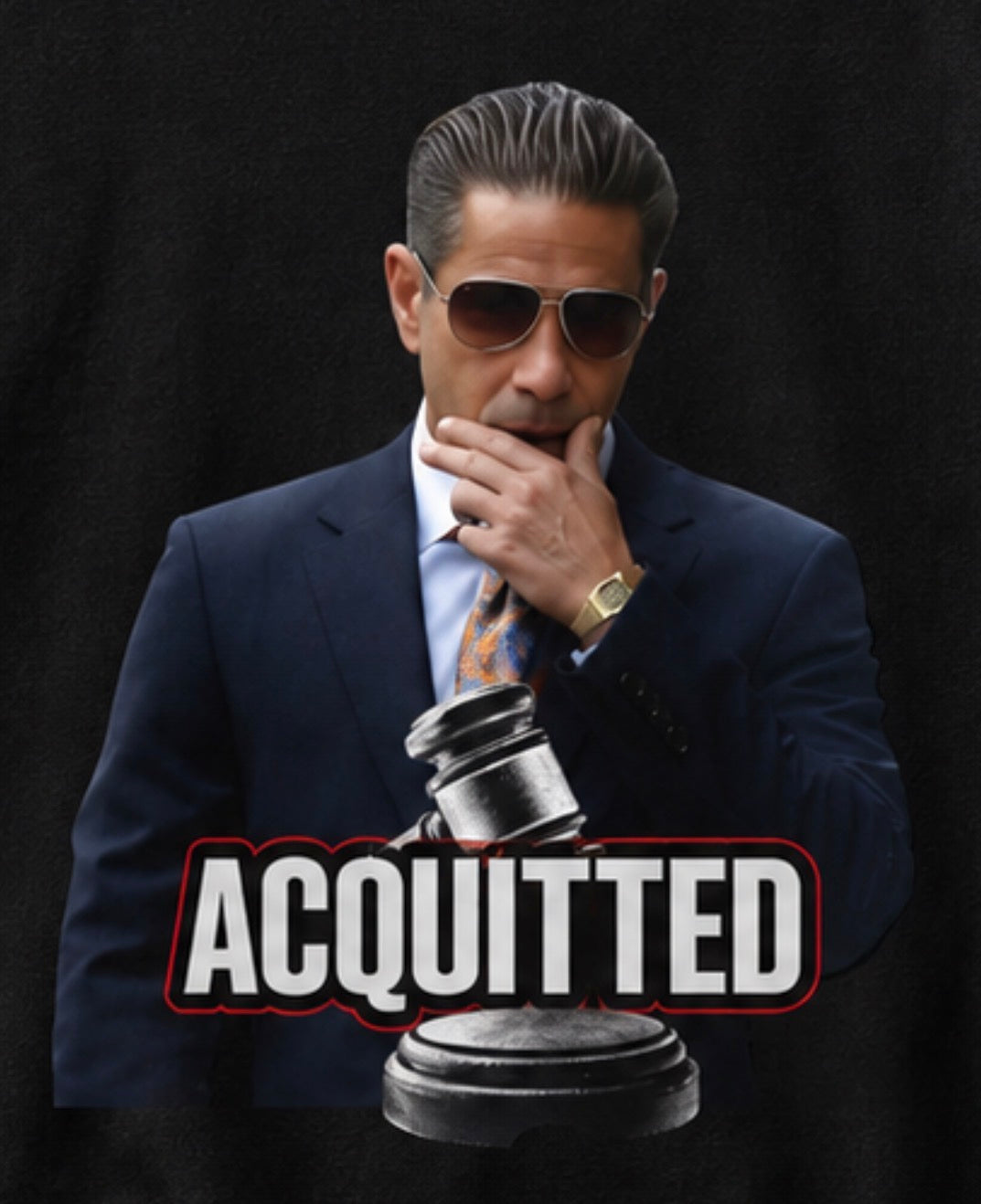 Joey Merlino “ACQUITTED” T-Shirt – We Can Go Anywhere Collection