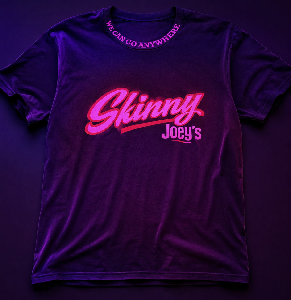 Skinny Joeys Signature Script Sport-T-Shirt