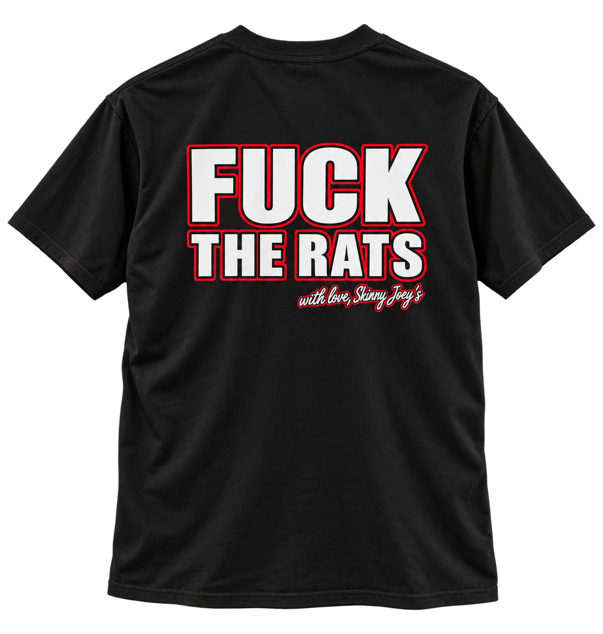Rats statement 3XL-5XL graphic tee, Italian American mafia-inspired apparel