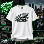 Eagles 2026 3XL-5XL graphic tee in solid white, Skinny Joey Merlino Philly mob merch