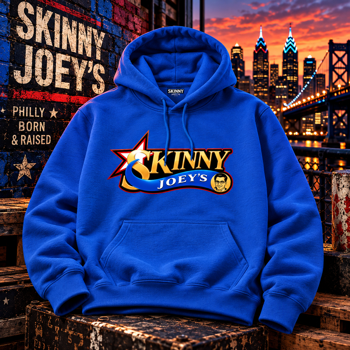 Skinny Joeys x Sixers Home Team Hoodie