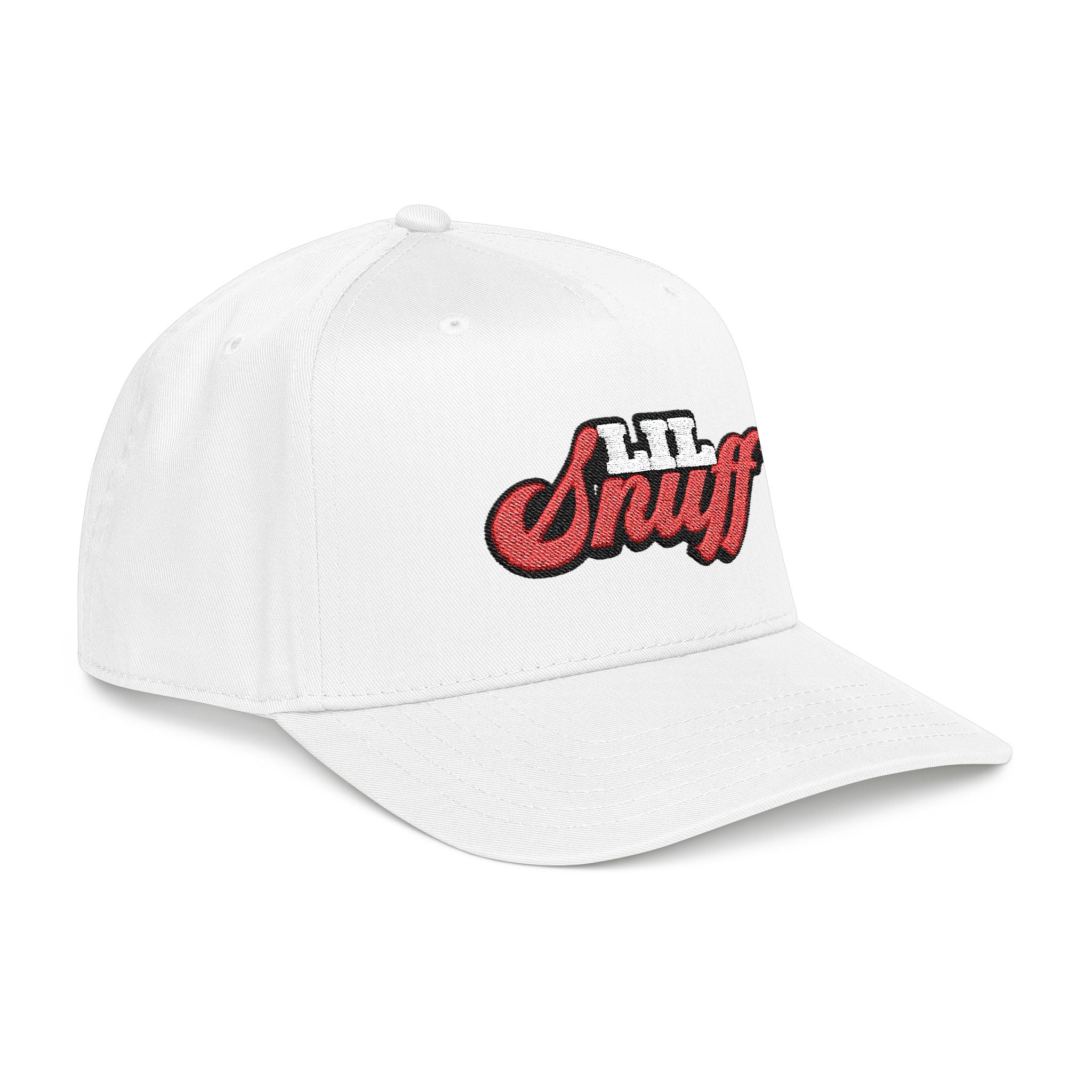 Lil Snuff Embroidered Baseball Cap — Retro Script Dad Hat