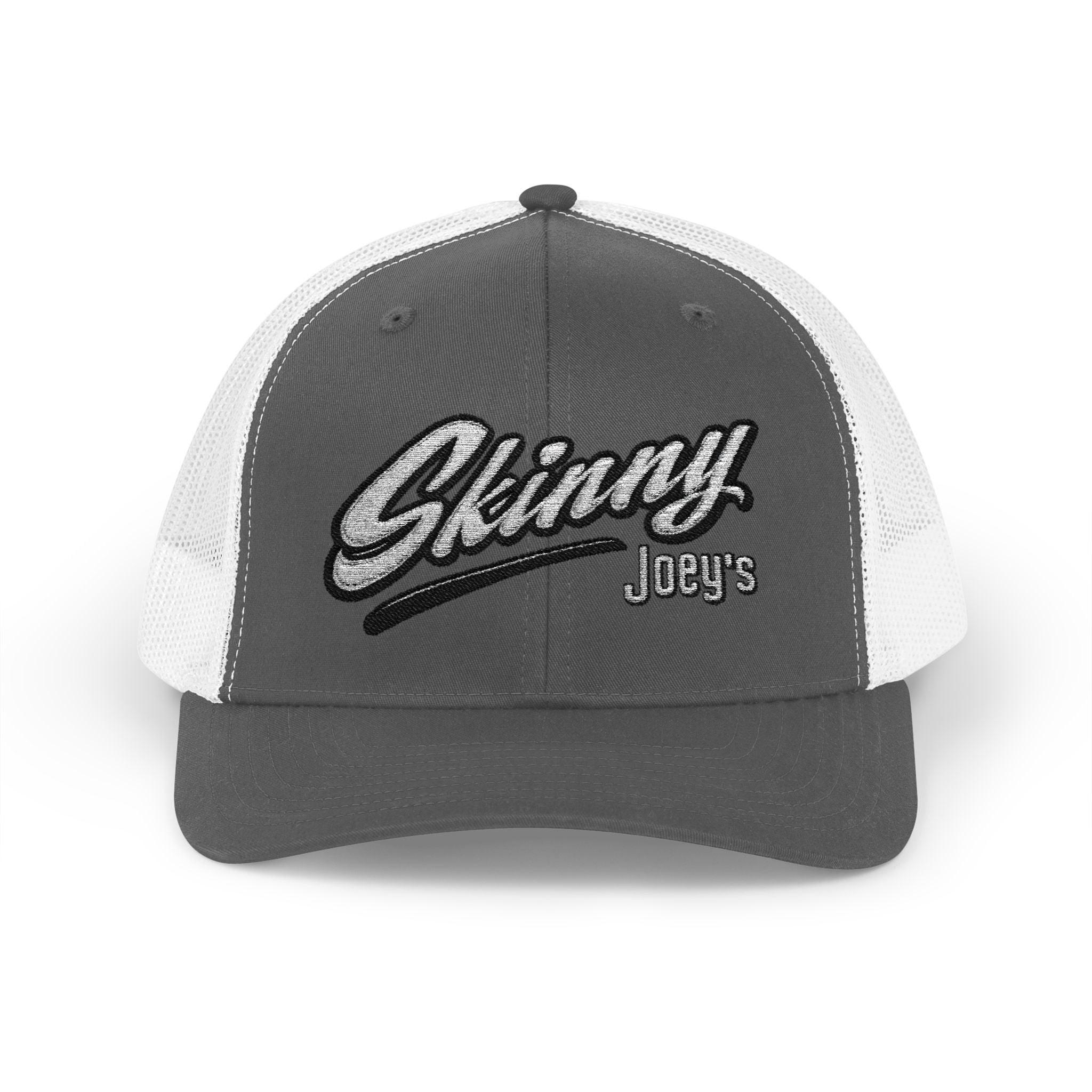 Skinny Joey's Embroidered Trucker Cap | Vintage Mesh Snapback Hat