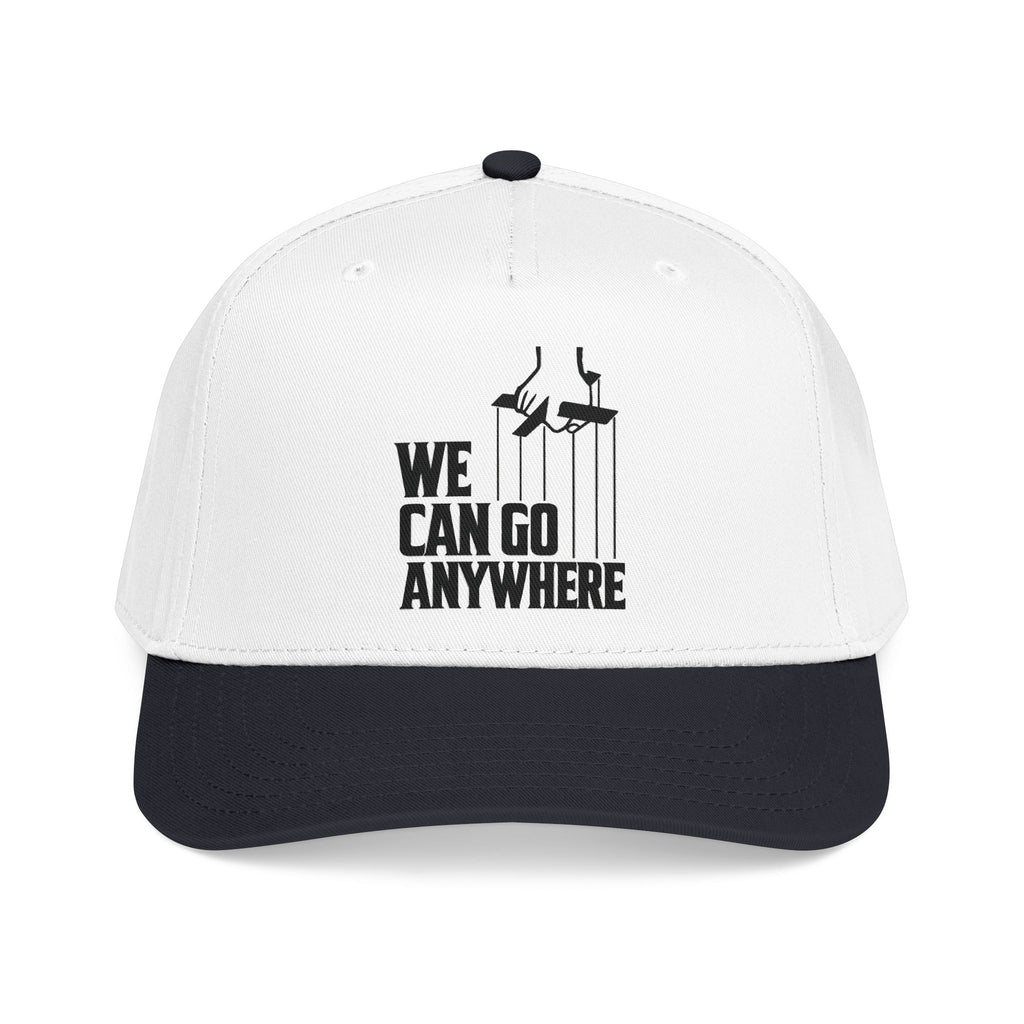“We Can Go Anywhere” Stork Travel Dad Hat