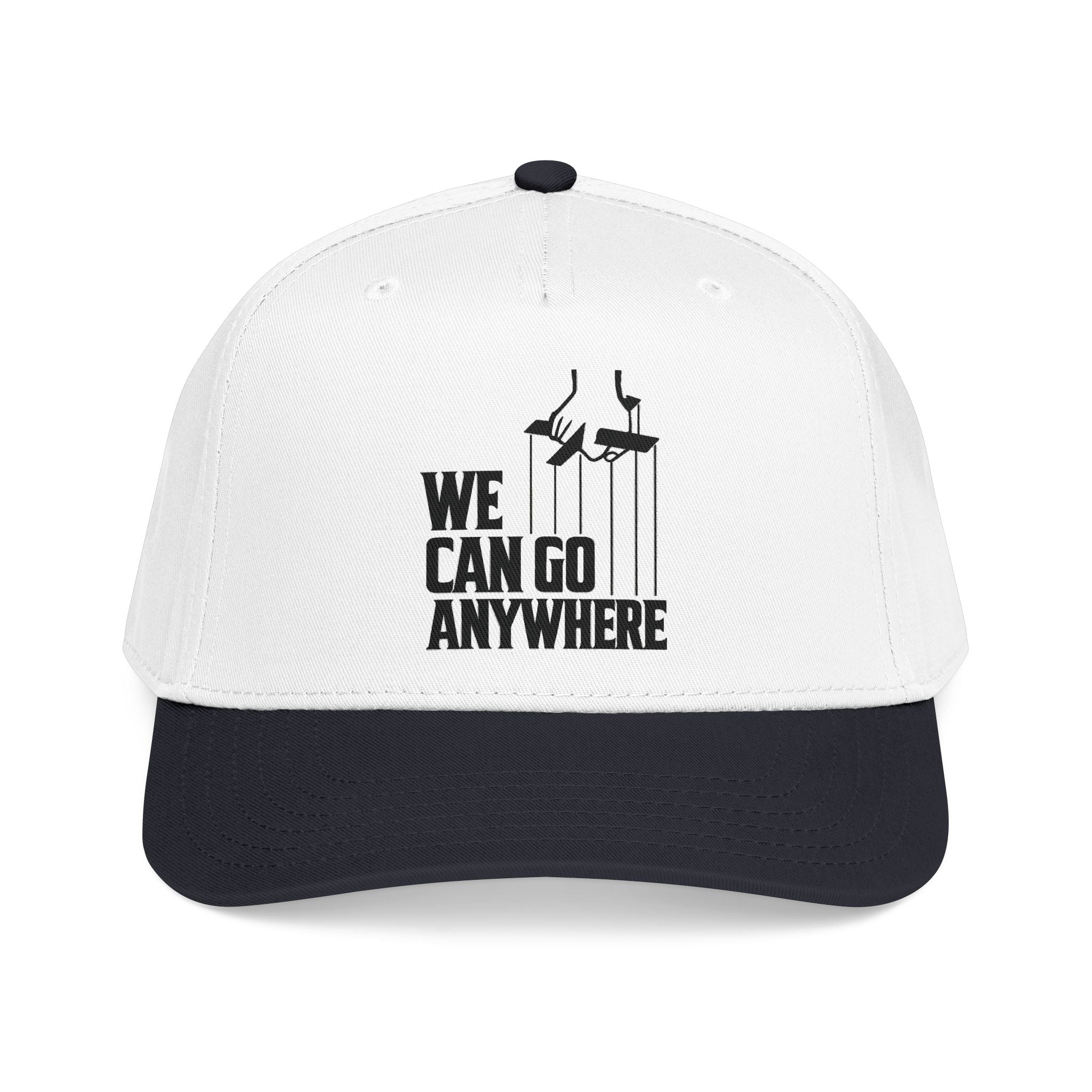 “We Can Go Anywhere” Stork Travel Dad Hat