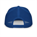 Skinny Trucker Cap - Retro Patch 5-Panel Mesh Hat