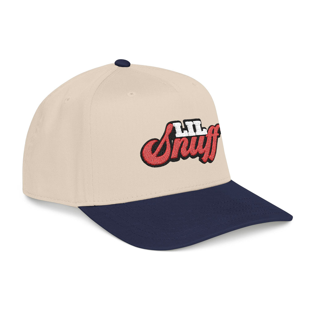 Lil Snuff Embroidered Baseball Cap — Retro Script Dad Hat