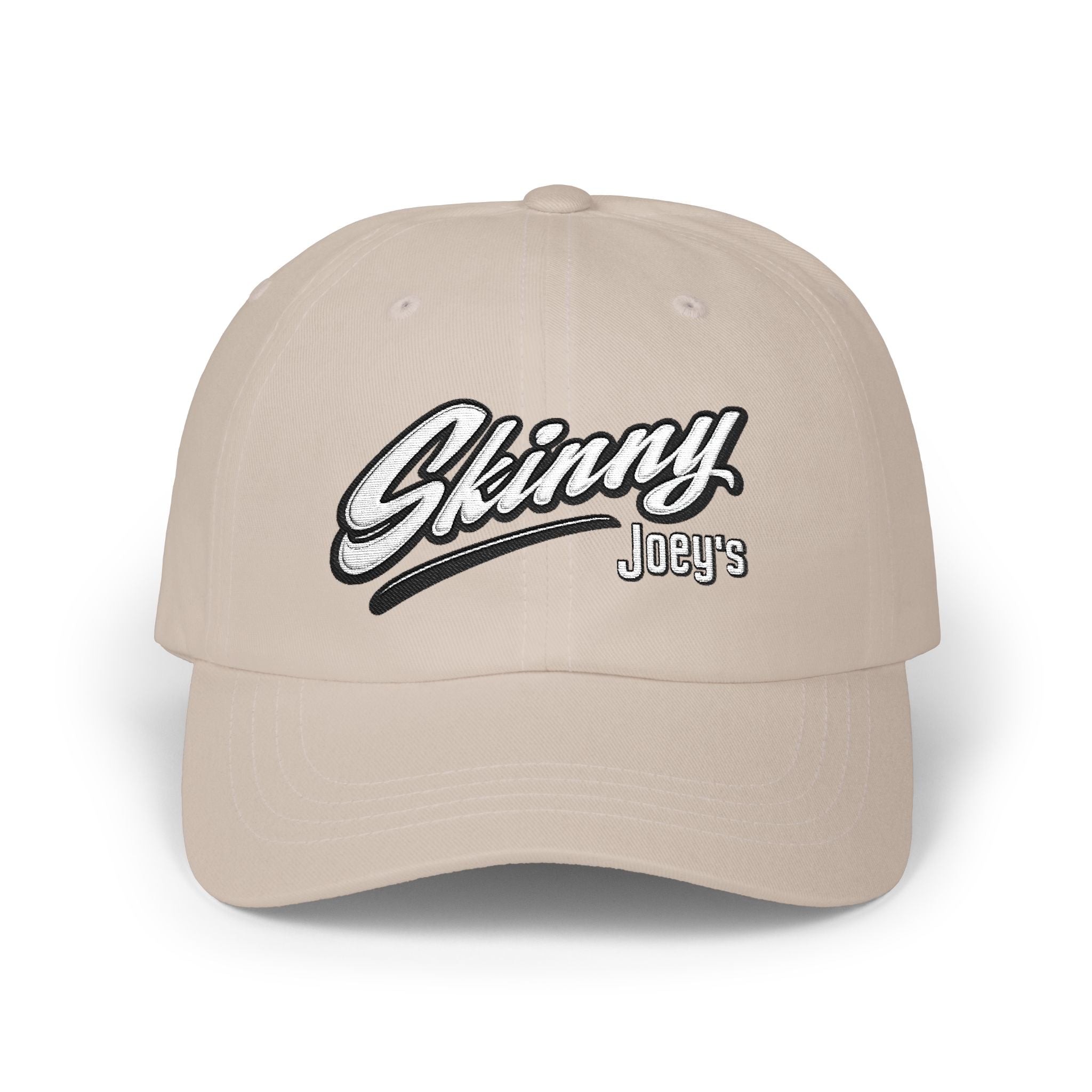 Skinny Joey's Classic Dad Cap – Embroidered Retro Script Baseball Hat