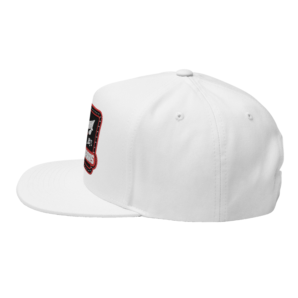 Skinny Joey's embroidered flat bill cap, gallery photo 19, The Skinny Podcast with Joey Merlino & Lil Snuff merch