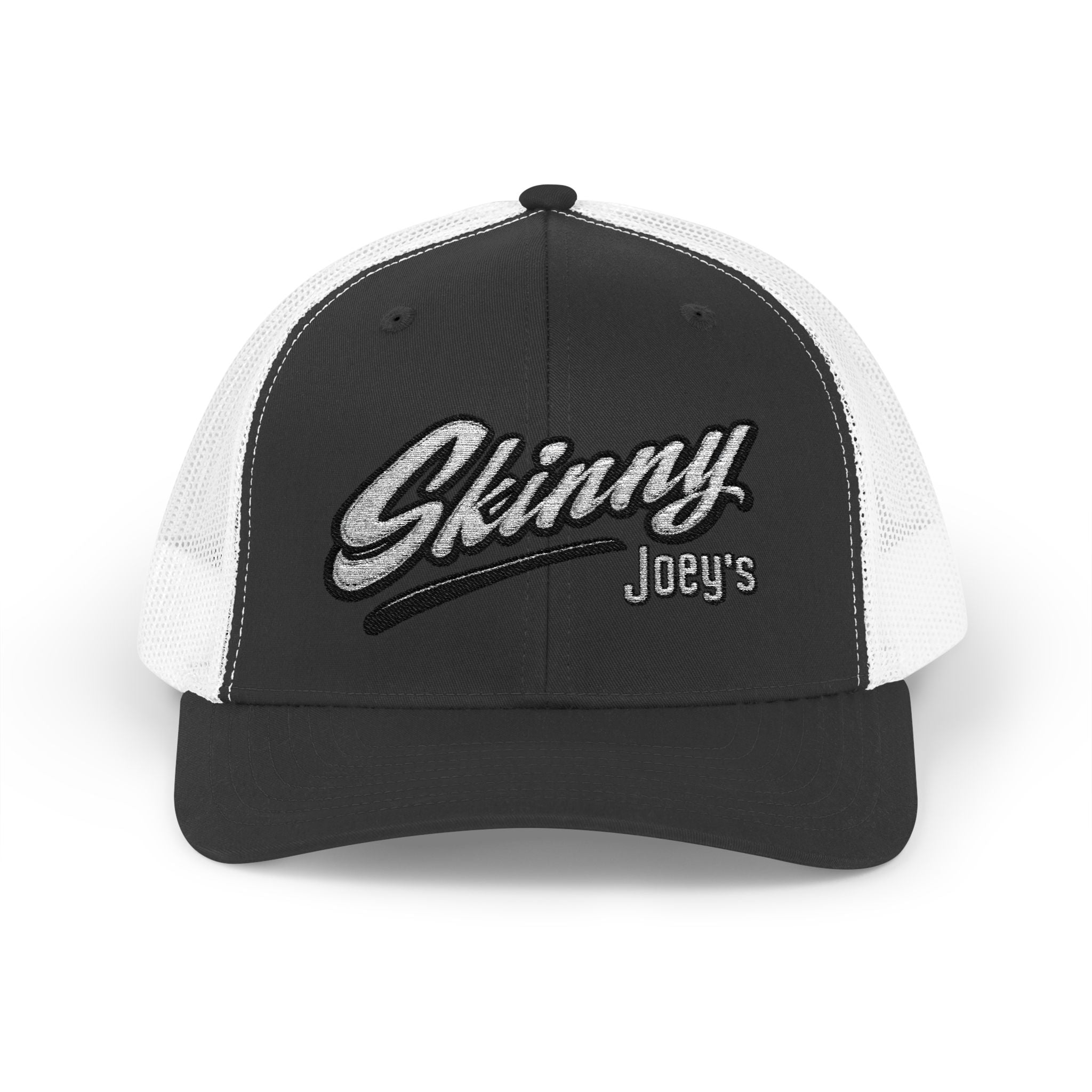 Skinny Joey's Embroidered Trucker Cap | Vintage Mesh Snapback Hat