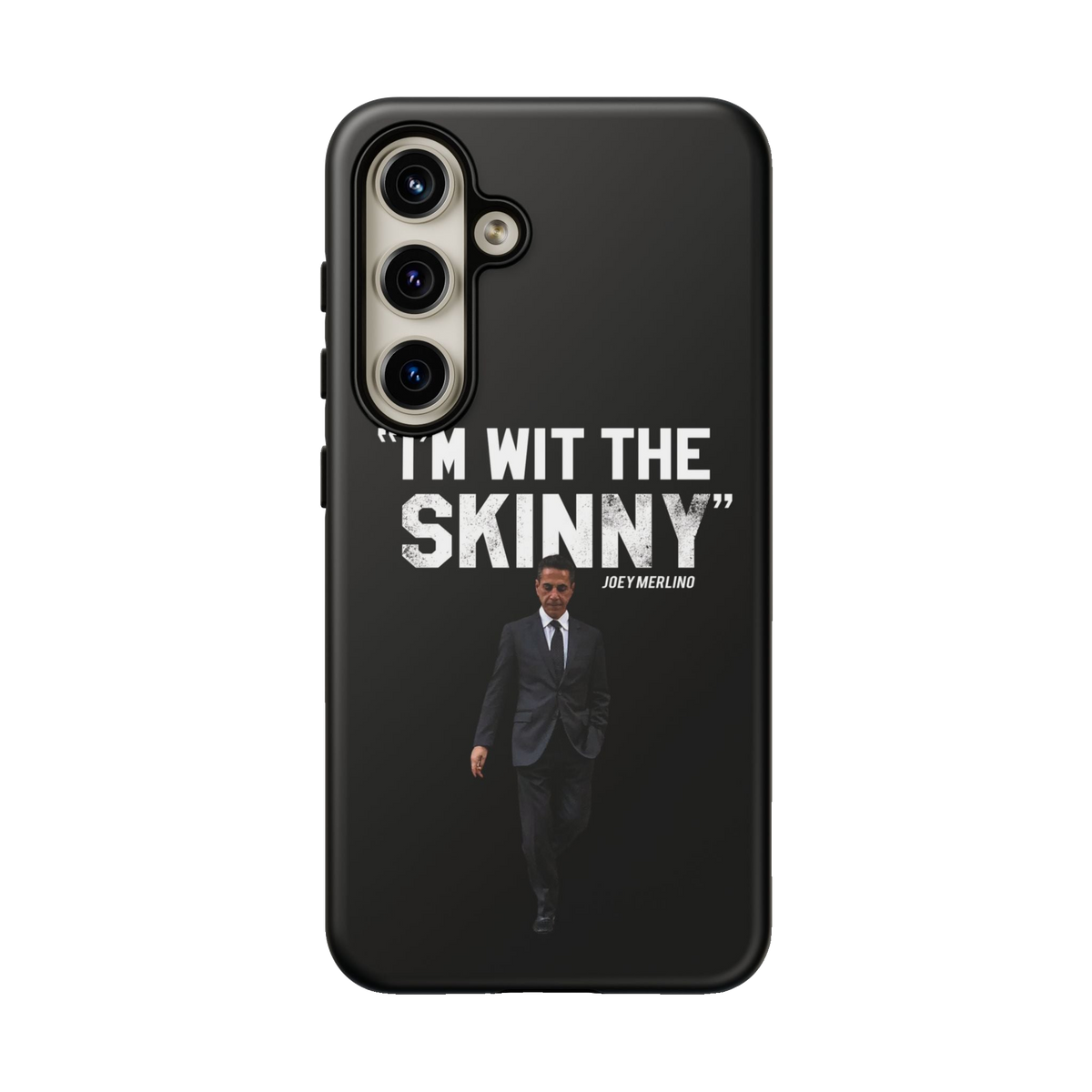Respect The Call phone case for Samsung Galaxy S24, matte finish, South Philly streetwear