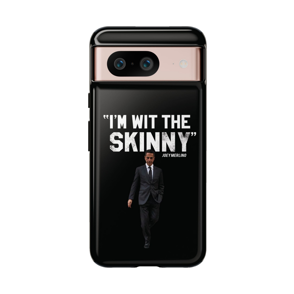 Respect The Call phone case for Google Pixel 8, glossy finish, Philadelphia streetwear