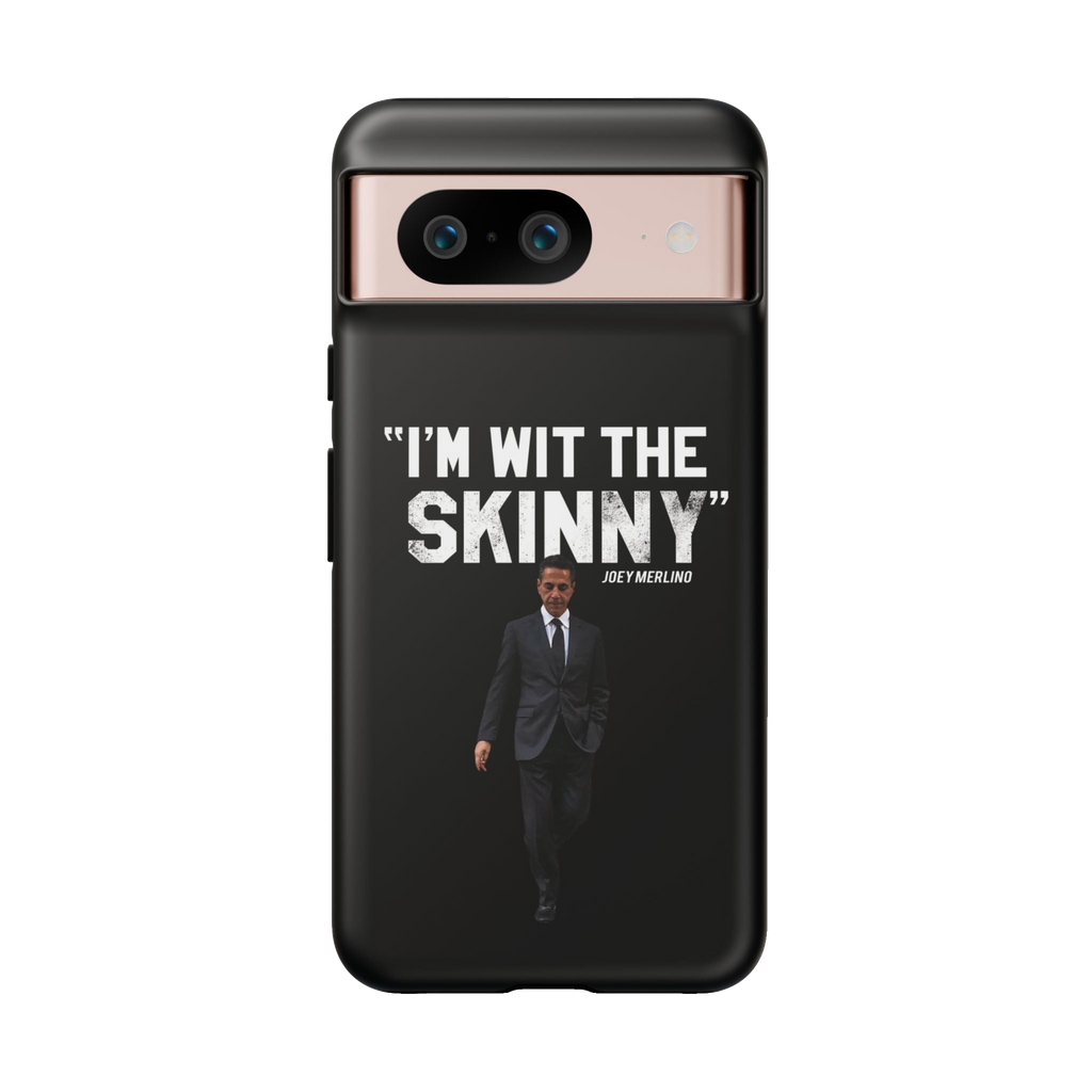Respect The Call phone case for Google Pixel 8, matte finish, The Skinny with Joey Merlino podcast merch