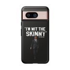Respect The Call phone case for Google Pixel 8, matte finish, The Skinny with Joey Merlino podcast merch