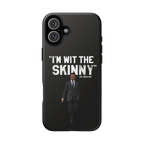 Respect The Call phone case for iPhone 16 Plus, matte finish, Skinny Joey's Cheesesteaks apparel