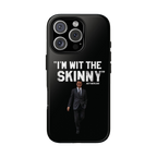 Respect The Call phone case for iPhone 16 Pro, glossy finish, South Philly streetwear