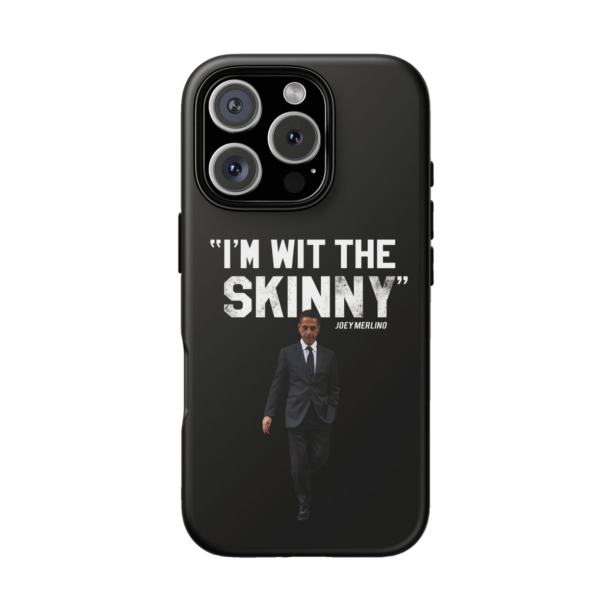 Respect The Call phone case for iPhone 16 Pro, matte finish, Philadelphia streetwear