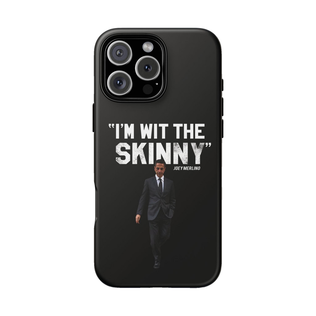 Respect The Call phone case for iPhone 16 Pro Max, matte finish, The Skinny Podcast with Joey Merlino & Lil Snuff merch