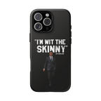 Respect The Call phone case for iPhone 16 Pro Max, matte finish, The Skinny Podcast with Joey Merlino & Lil Snuff merch