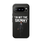 Respect The Call phone case for Google Pixel 9 Pro, matte finish, The Skinny with Joey Merlino podcast merch