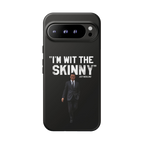 Respect The Call phone case for Google Pixel 9 Pro XL, matte finish, Skinny Joey's Cheesesteaks apparel