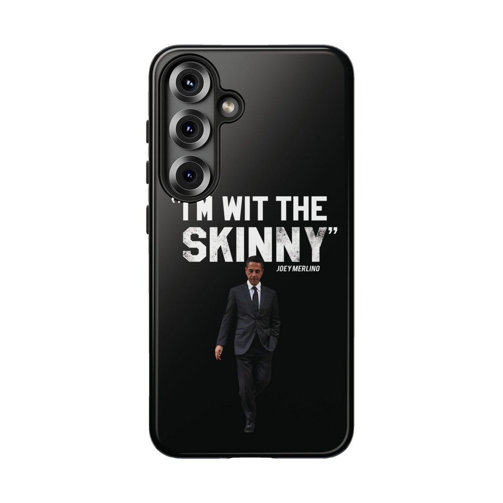 Respect The Call phone case for Samsung Galaxy S25, glossy finish, South Philly streetwear