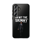 Respect The Call phone case for Samsung Galaxy S25, glossy finish, South Philly streetwear