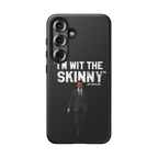 Respect The Call phone case for Samsung Galaxy S25, matte finish, Philadelphia streetwear